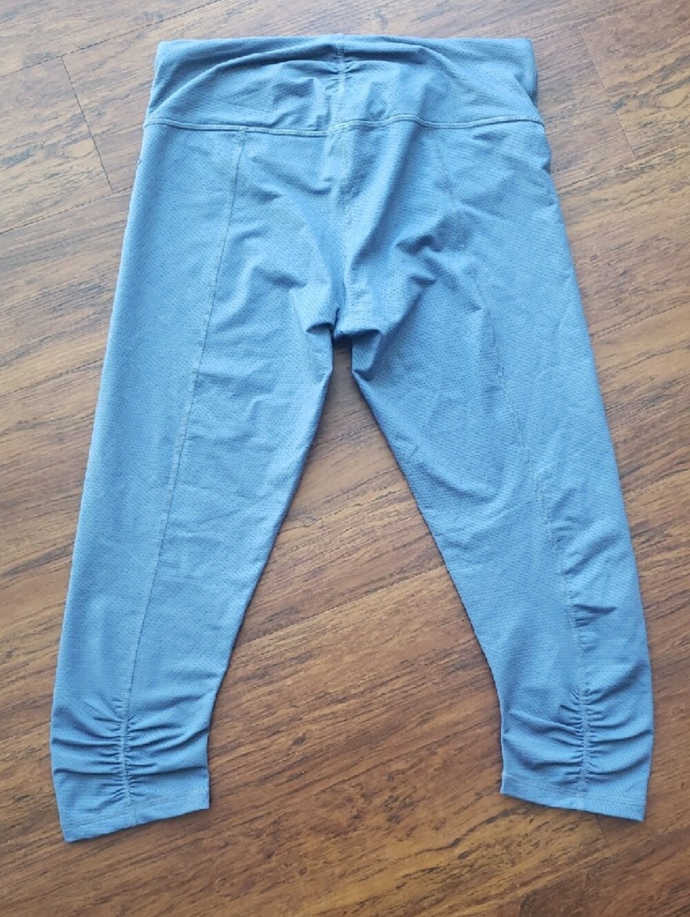 Prana Active Capri Leggings Size L Light Blue Casual Workout Feminine Trendy - Picture 3 of 4